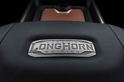 2019 Ram 1500 Longhorn Center Console Metal Badge