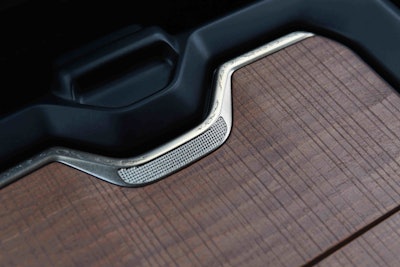 2019 Ram 1500 Longhorn Center Console Tandem Door Filigree Detail