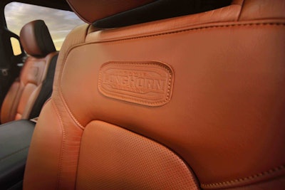2019 Ram 1500 Longhorn Interior Seat Embossed Patch Detail 1