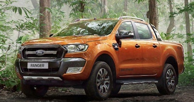 2018 Ford Ranger sold in Europe