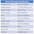 Detroit DD8 Engine Specifications