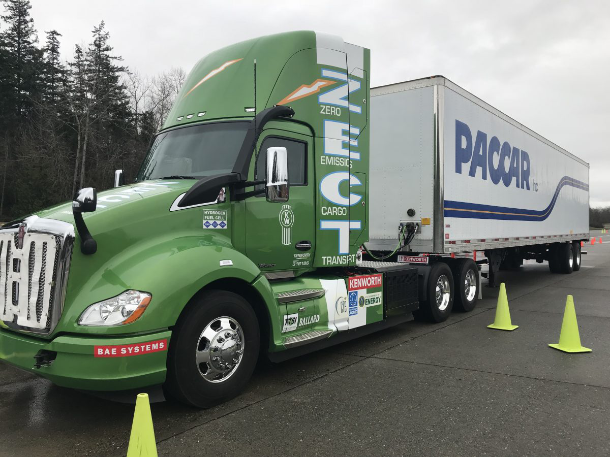 Kenworth fuel cell T680 test drive