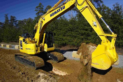 Komatsu Pc238 Lc 11 Digging