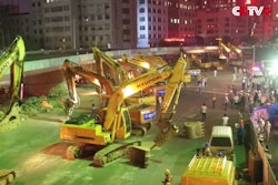 100 excavators demo bridge