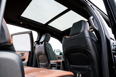 The optional dual pane sunroof lets in a huge amount of light. Photo: Wayne Grayson