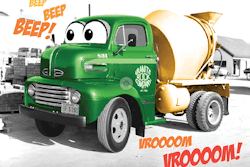 Big Bill Mixer truck illustration