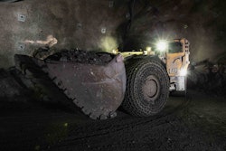 Caterpillar loader mining mine