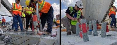 NTSB investigators at the FIU bridge collapse in March 2018