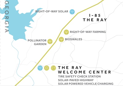 “The Ray” is found on an 18-mile section of I-85 in Georgia.