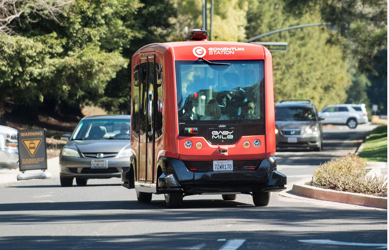 GoMentum Autonomous shuttle California