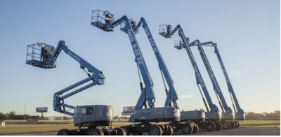 Aerial lifts, now called mobile elevating work platforms, go primarily into the rental market.