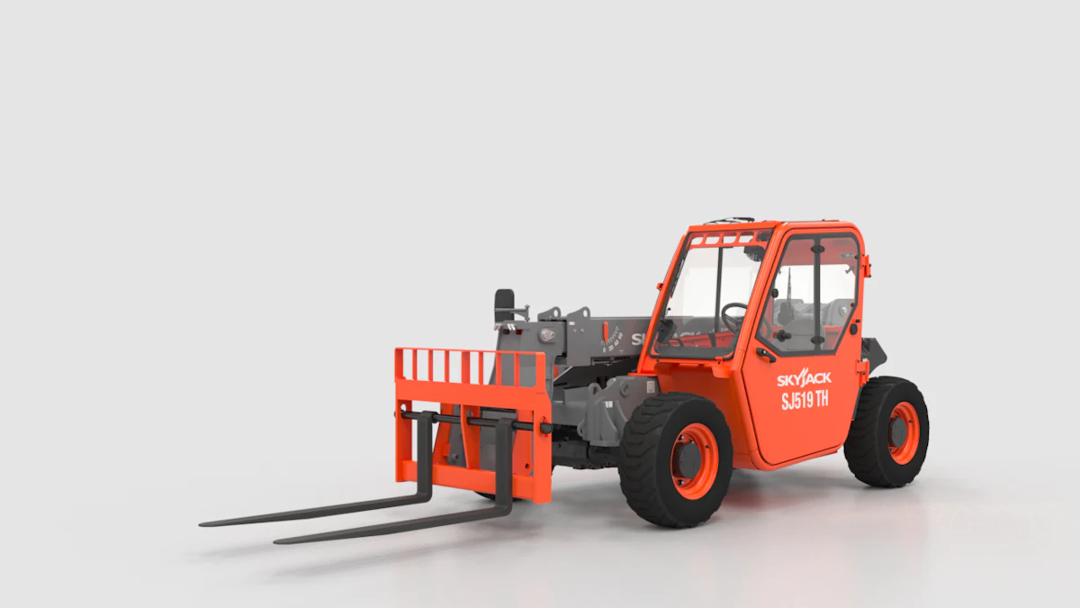 Skyjack's first compact telehandler, the SJ519, has a roomy
