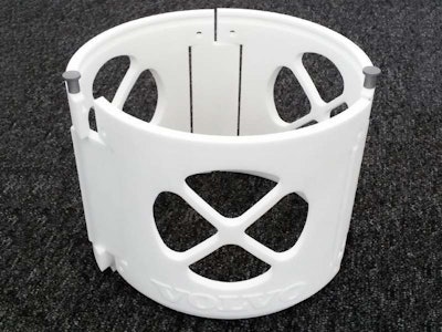 A plastic 3D-printed part can take as little as one week to produce, Volvo says.