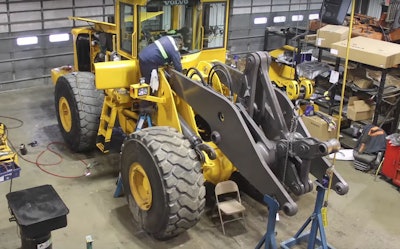 Volvo Loader Rebuild Time Lapse