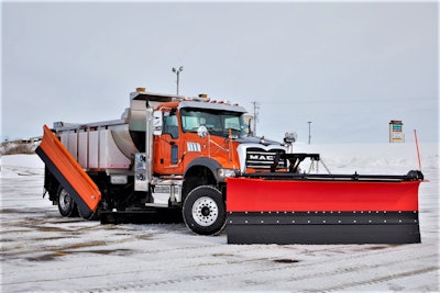 Mack Granite Belly Plow