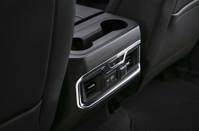 2019 GMC Sierra Denali rear vents