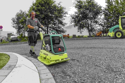 Ammann says its new compactor handles reduce hand-arm vibration.