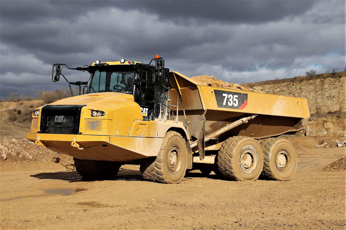 cat construction rc dump truck