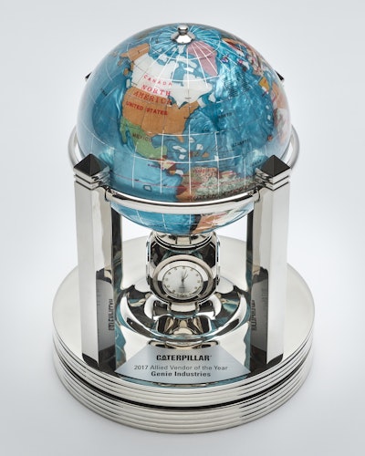 Cat Rental Store 2017 Allied Vendor of the Year award goes to Genie.