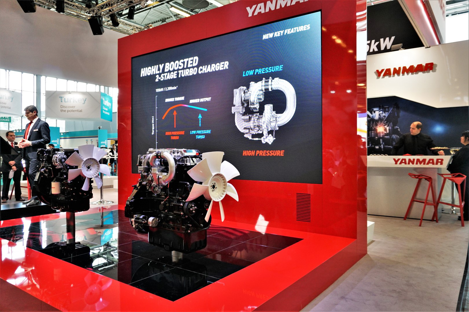 Intermat Yanmar engine unveiling