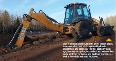 Case 580N backhoe