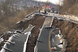 Route 30 Landslide Pennsylvania