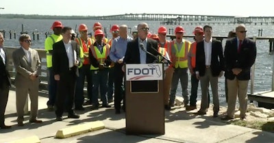 Screenshot of news conference from News4Jax video.