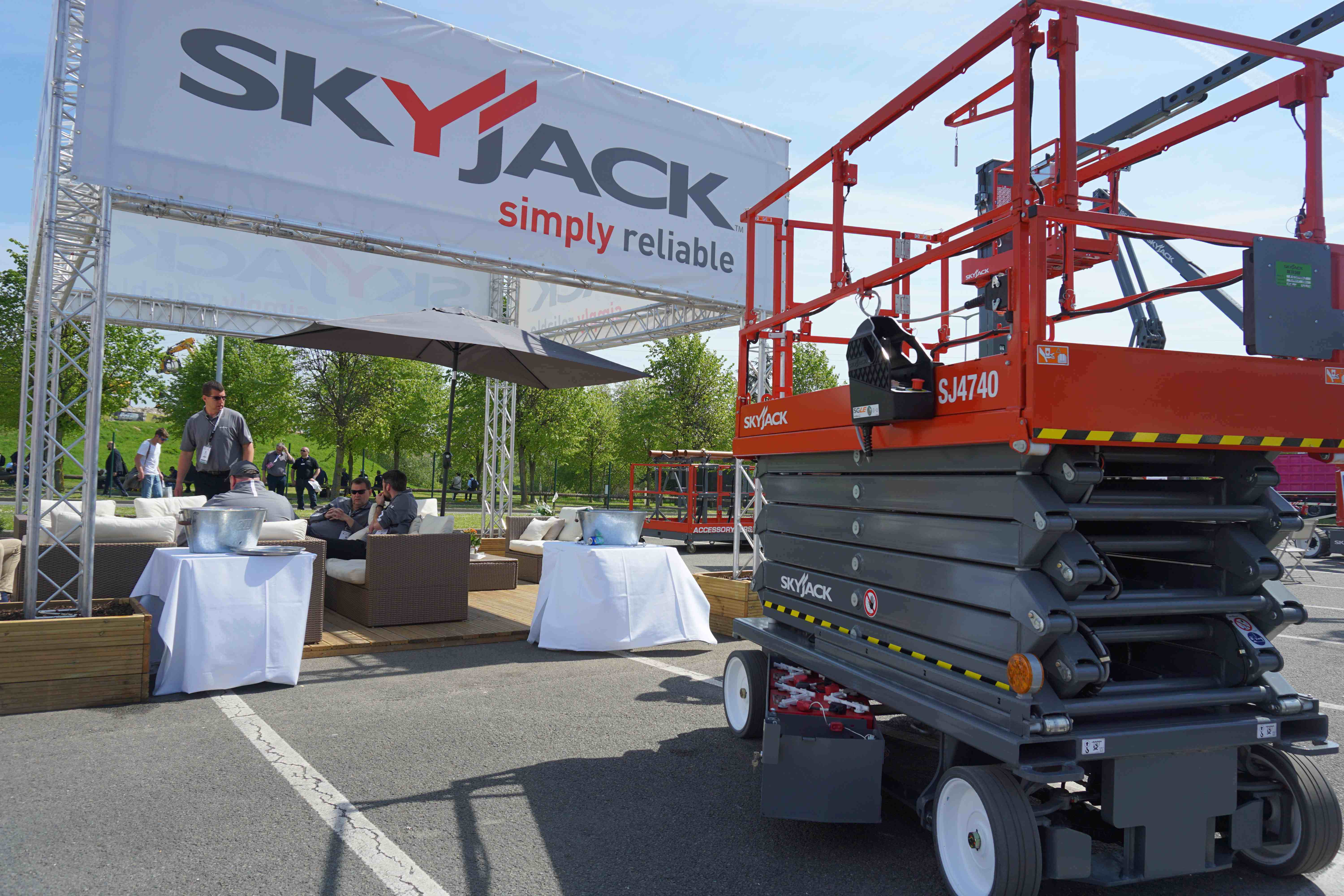 Skyjack SJ4740 at Intermat