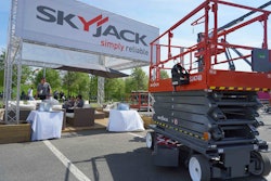 Skyjack SJ4740 at Intermat