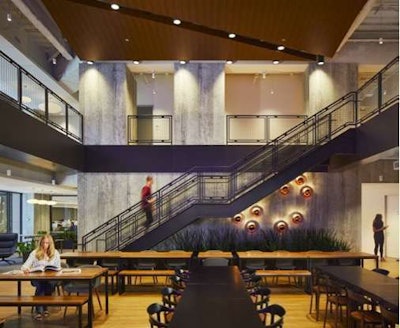 Interior Shot Of New Komatsu America North American Headquarters