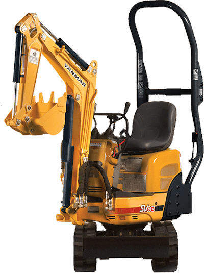 Yanmar SV08 compact excavator