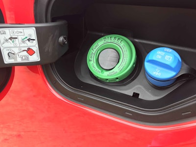 Diesel-equipped F-150s are outfitted with a more than 5-gallon DEF tank, which is plenty large enough to handle increased dosing rates caused by hauling and towing.