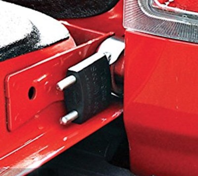 This tailgate lock from Pilot Automotive sells for under $25 online.