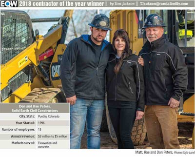Matt, Rae, and Don Peters of Solid Earth Civil Constructors