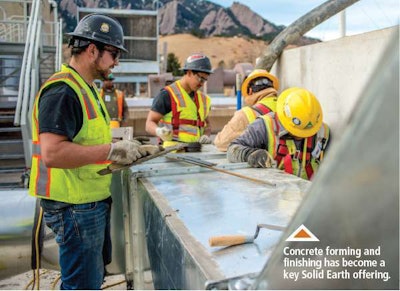 Solid Earth contractors on site