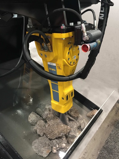 Epiroc's SB Series Hydraulic Breaker Attachment