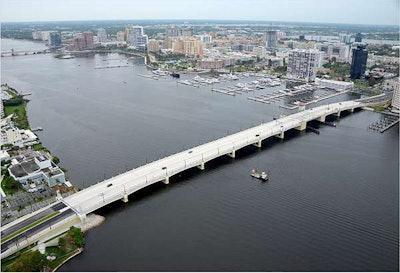 The new Flagler Memorial Bridge in September 2017. Photo: Florida DOT