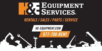 banner logo for H&E Equipment Services