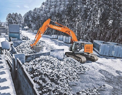 The Hitachi version of the 345G LC is the ZX345USLC-6.