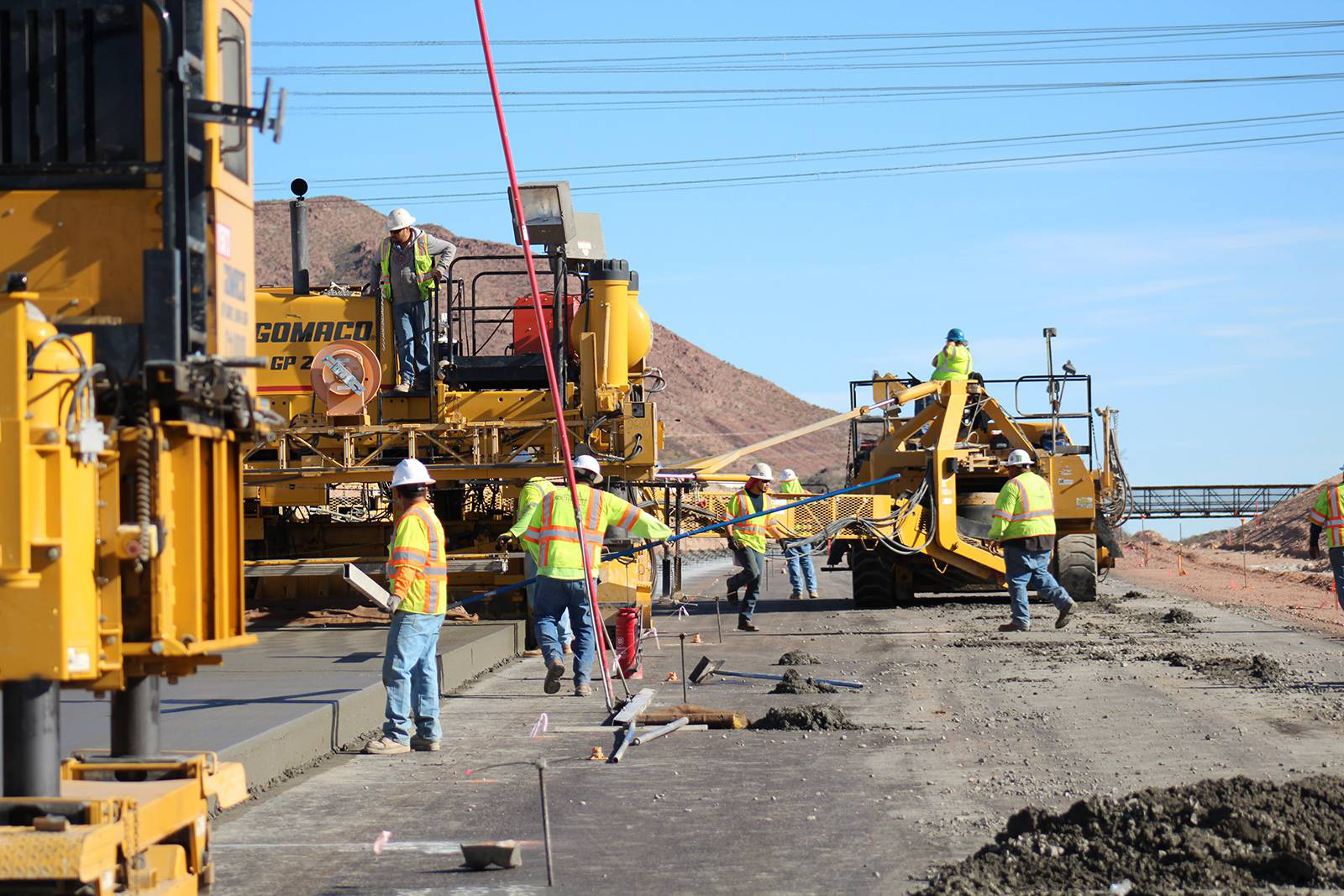 I-11_Concrete_14 nevada road crew road work construction workers road workers