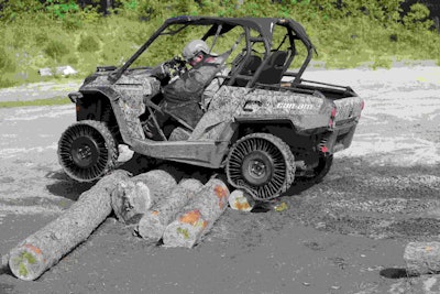 Michelin has expanded its Tweel line of airless tires to UTVs.