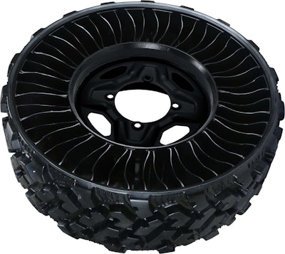 26-inch airless radial tire from Michelin