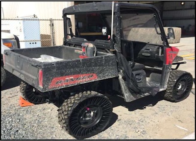 michelin tweel tire on ranger