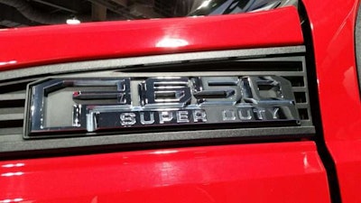 f650 super duty chrome logo