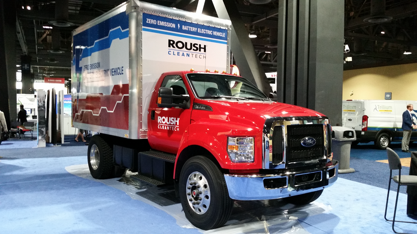 Roush Cleantech Helps Unveil All Electric Ford F 650 Equipment World