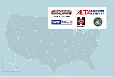 New dealership map of the United States