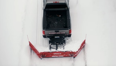 aerial view of z71 pulling BOSS drag pro