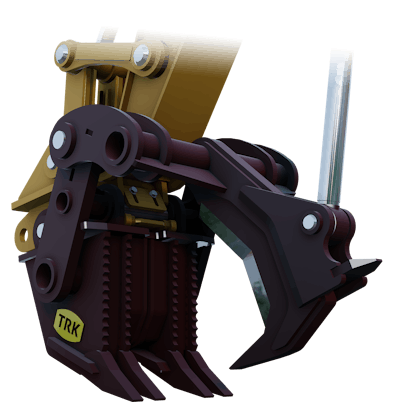 TRK Attachments’ Stump Puller Wood Shear