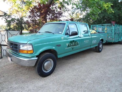 wilhite landscaping truck