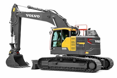 Volvo's new ECR355E short swing model brings big power boost